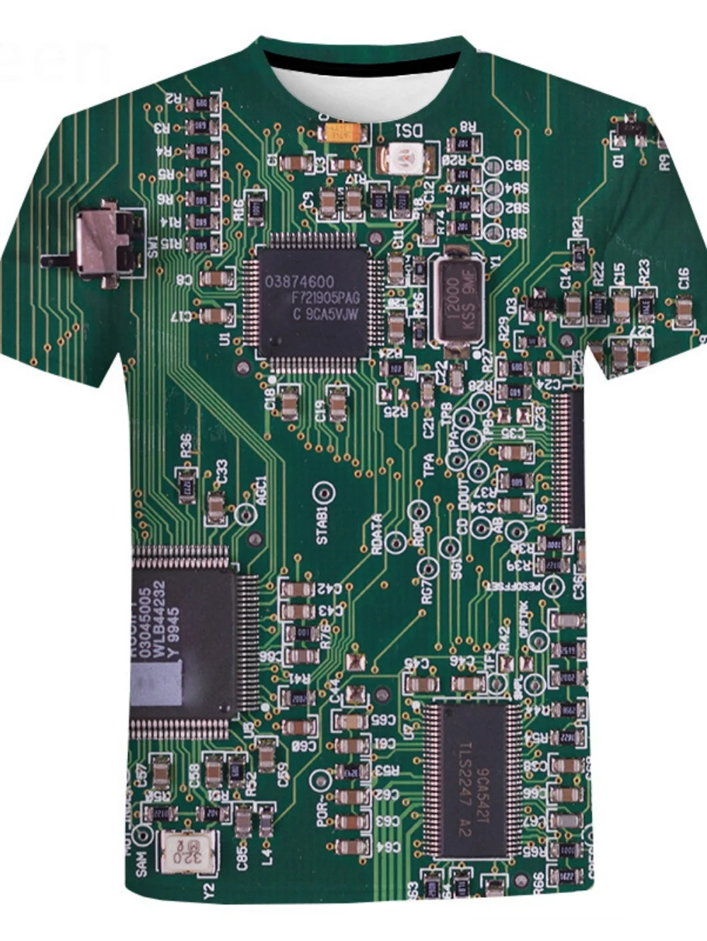 Men New Circuit Board Graphic T-Shirts Electronic Chip 3D Print Men's Casual Loose Short Sleeve Harajuku Tops Tees Men Clothing
Men New Circuit Board Graphic T-Shirts Electronic Chip 3D Print Men's Casual Loose Short Sleeve Harajuku Tops Tees Men Clothing