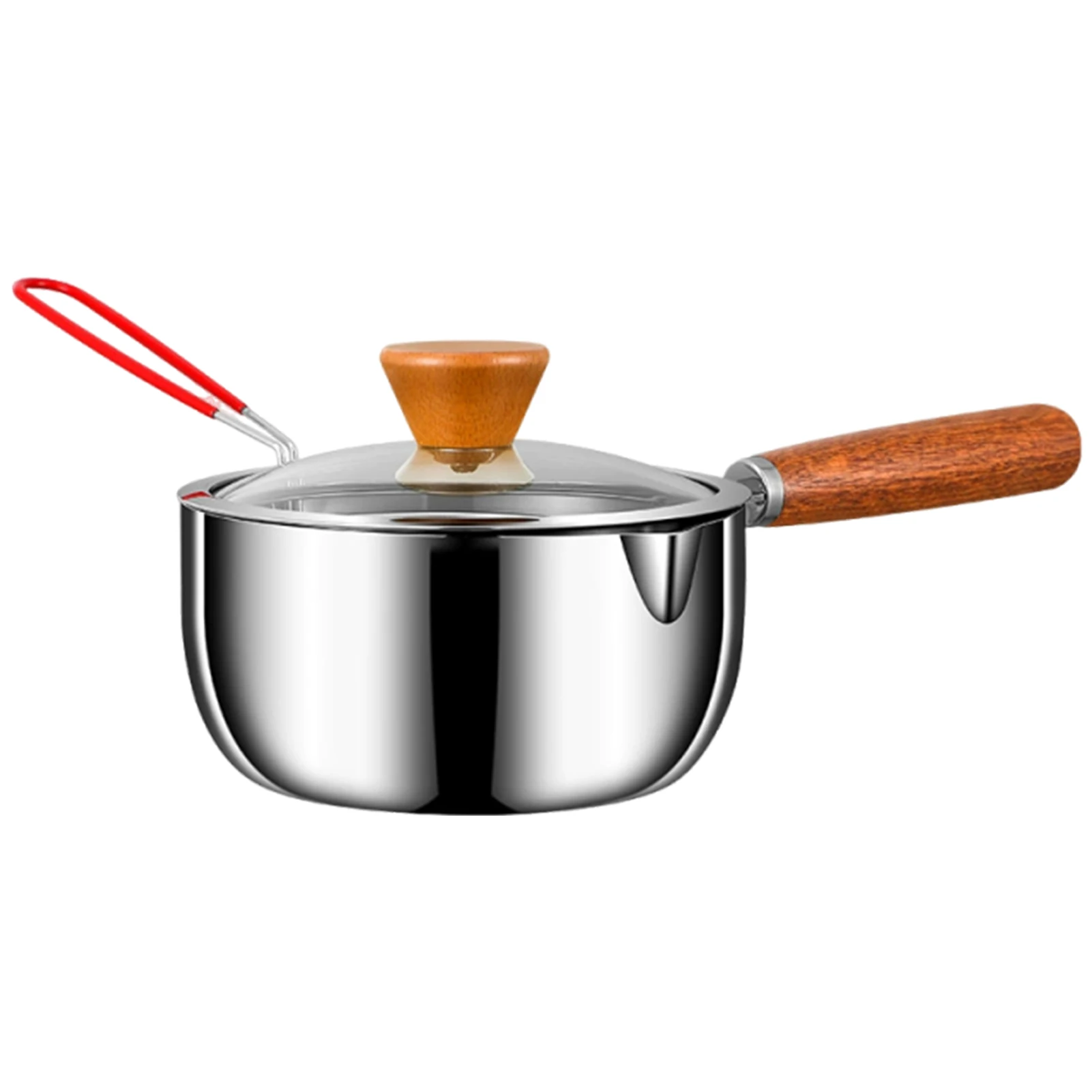 304 Stainless Steel Milk Pot Saucepan with Lid Round Pasta Pot Cookware Stockpot Stovepot for Hotel Camping Restaurant
304 Stainless Steel Milk Pot Saucepan with Lid Round Pasta Pot Cookware Stockpot Stovepot for Hotel Camping Restaurant
