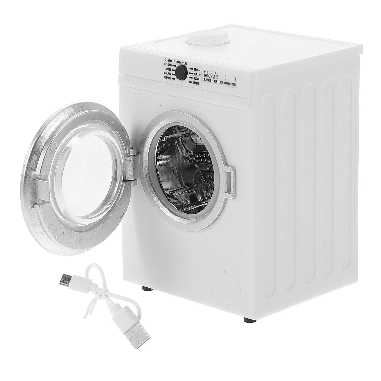 Miniature 1:12 Scale Washing Machine Rechargeable Rotatable Door Interactive Household Appliance Prop Mini House Layout Decor
Miniature 1:12 Scale Washing Machine Rechargeable Rotatable Door Interactive Household Appliance Prop Mini House Layout Decor