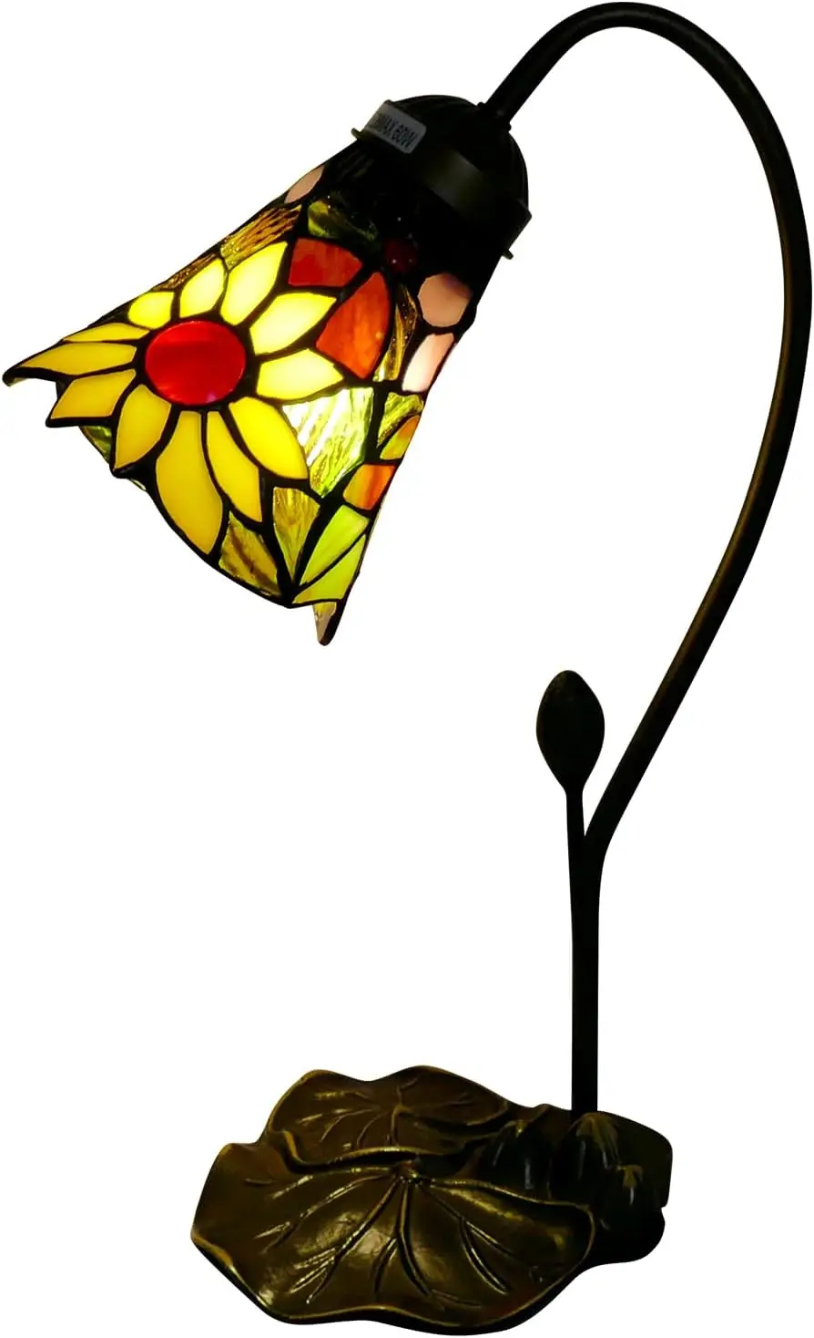 ¥% Table Lamp Sunflower Stained Glass Lamp Tiffany Style Desk Lamps for Bedroom Home Office with Color Changing LED Bulb
¥% Table Lamp Sunflower Stained Glass Lamp Tiffany Style Desk Lamps for Bedroom Home Office with Color Changing LED Bulb