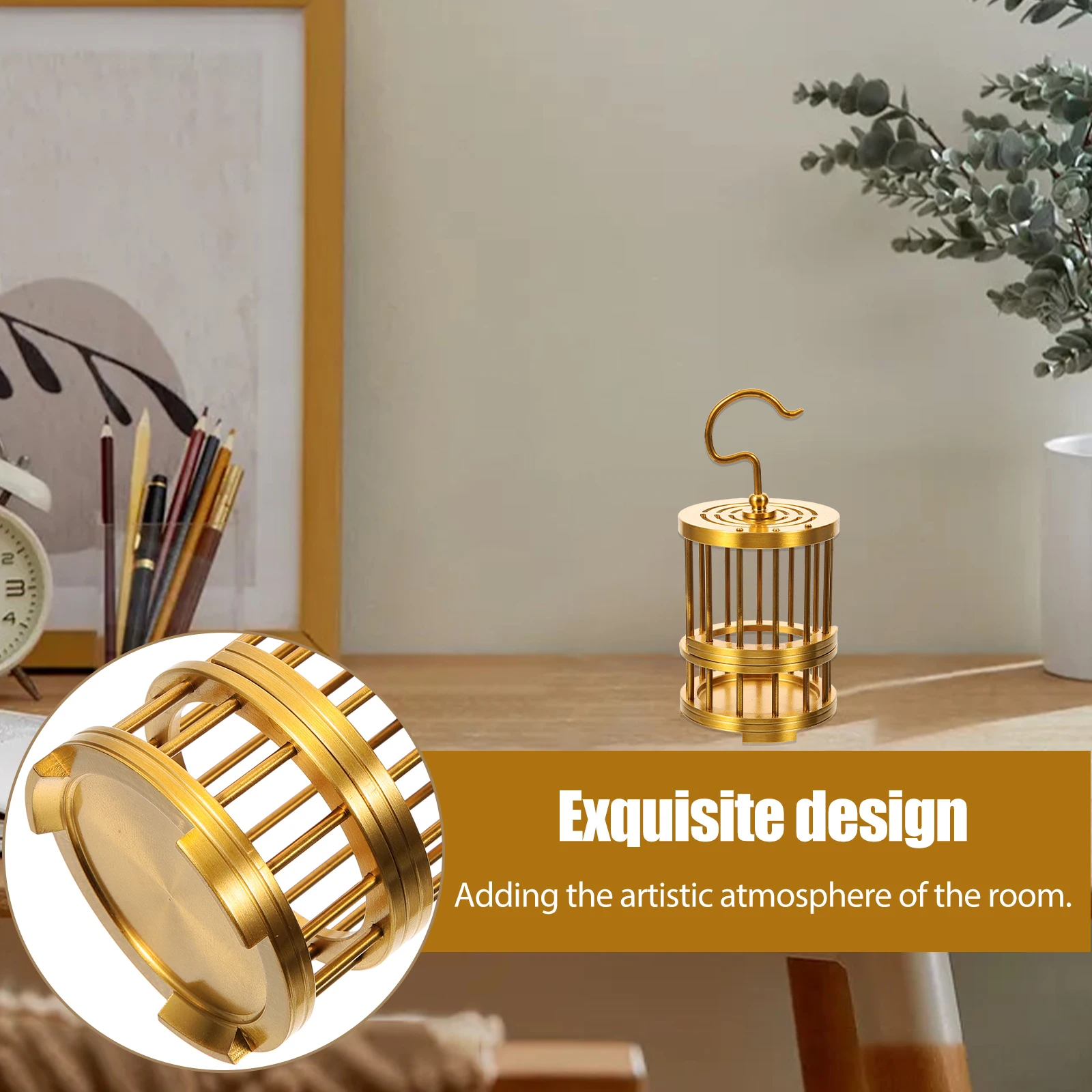 Brass For Birds Hanging Small Birdcage Vintage Decorative Metal Ornament Pet Cage Large Space For Hamsters
Brass For Birds Hanging Small Birdcage Vintage Decorative Metal Ornament Pet Cage Large Space For Hamsters