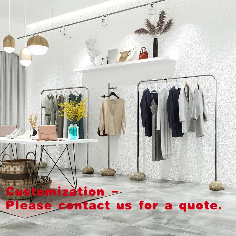 custom.Dy High-quality metal hanging display rack with wheels boutique clothing,Suitable optimizing wardrobe space in gi
custom.Dy High-quality metal hanging display rack with wheels boutique clothing,Suitable optimizing wardrobe space in gi