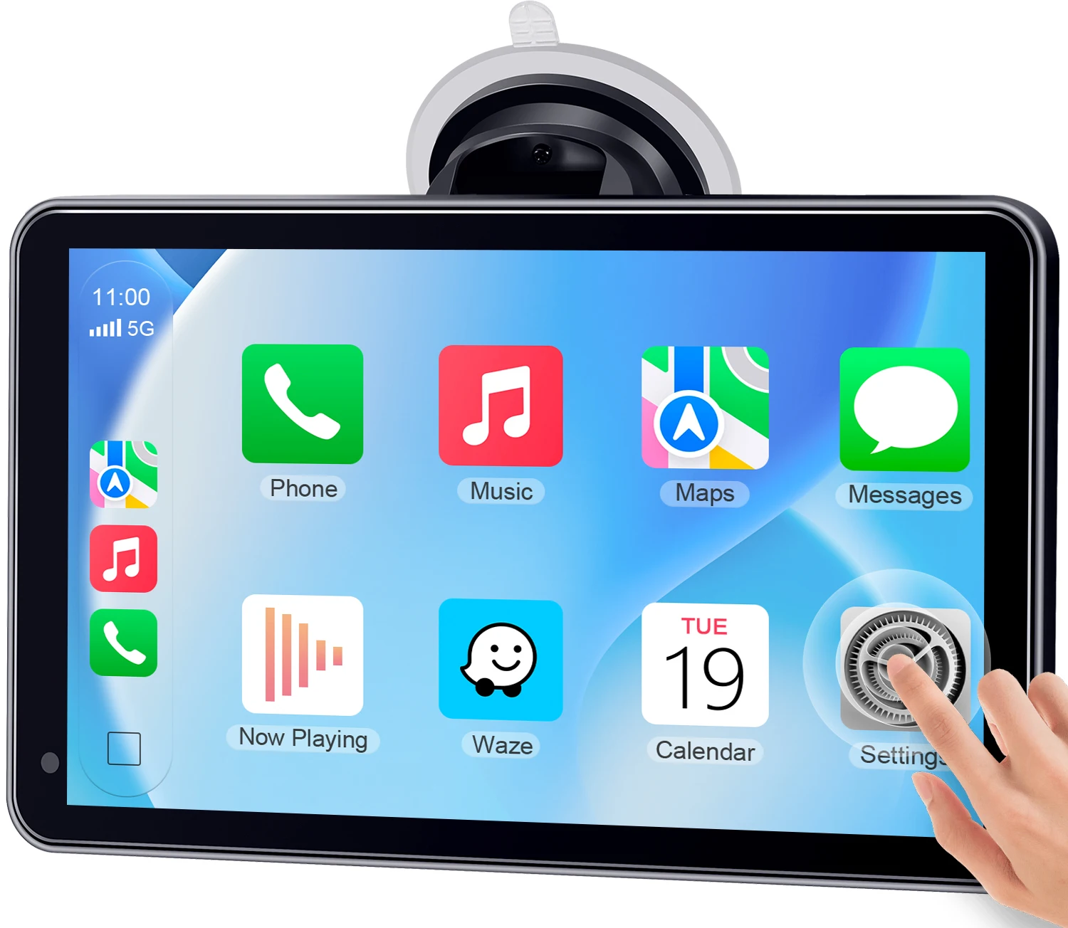 7-Inch Portable Car Screen Carplay: Android Auto-Wireless Car Play Touchscreen With Bluetooth,GPS, FM, Mirror Link, Siri
7-Inch Portable Car Screen Carplay: Android Auto-Wireless Car Play Touchscreen With Bluetooth,GPS, FM, Mirror Link, Siri