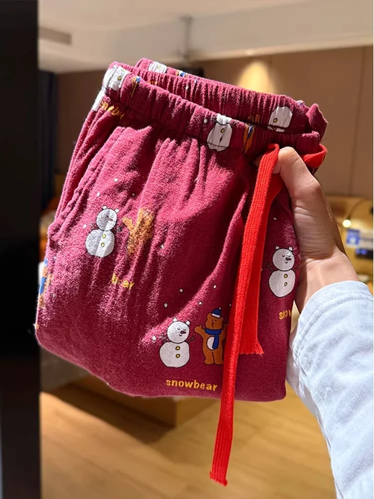 Large Size 300 Pounds Korean Style Cute Bear Print Sleepwear Women's Loose Casual Pants Home Leisure Walking Spring Season
Large Size 300 Pounds Korean Style Cute Bear Print Sleepwear Women's Loose Casual Pants Home Leisure Walking Spring Season
