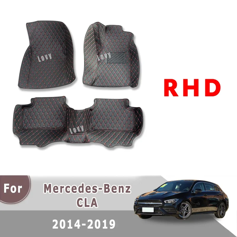 Автомобильные коврики RHD для Mercedes Benz GLA 2019 2018 2017 2016 2015 2014, автомобильные аксессуары для интерьера, кожаные коврики для ног на заказ
Автомобильные коврики RHD для Mercedes Benz GLA 2019 2018 2017 2016 2015 2014, автомобильные аксессуары для интерьера, кожаные коврики для ног на заказ