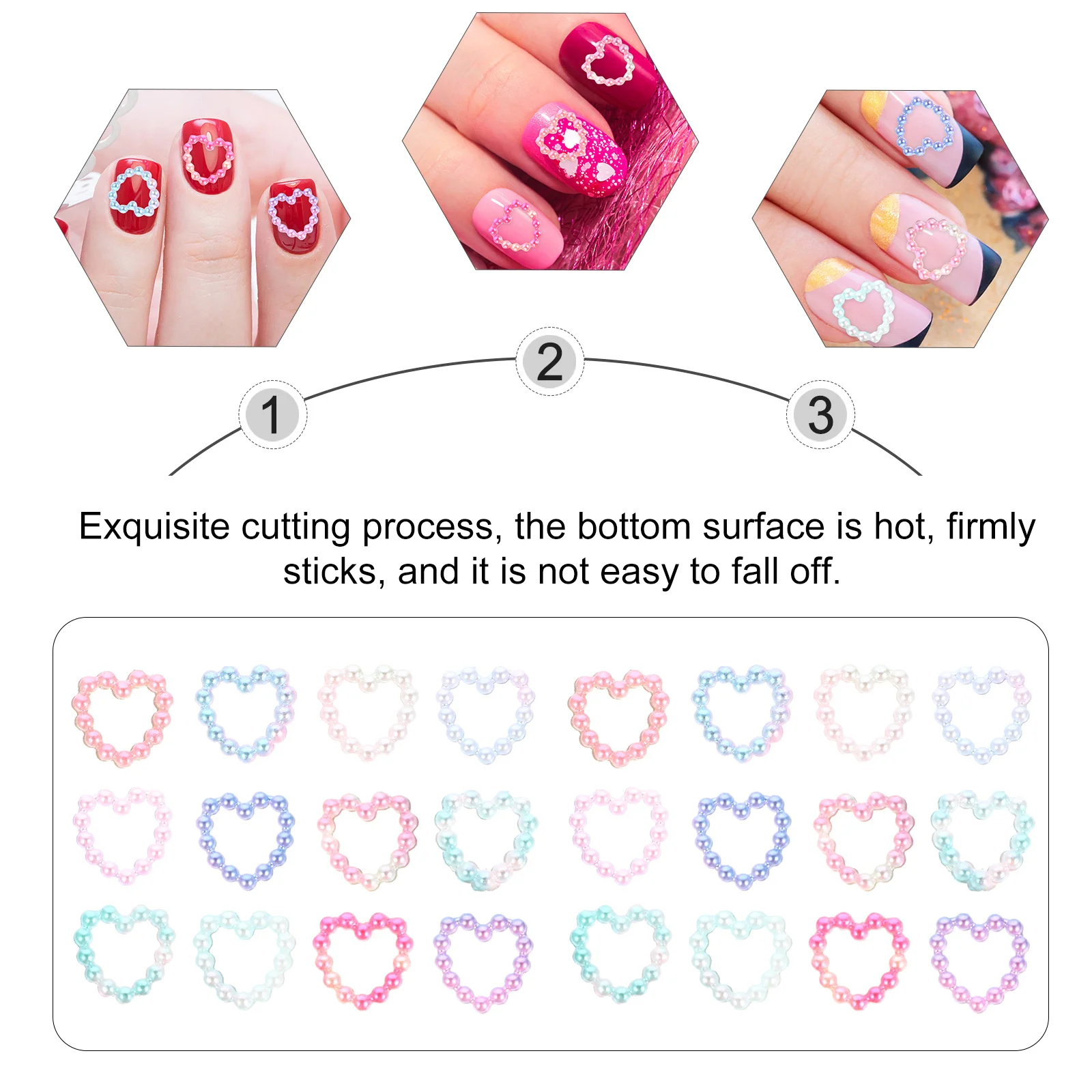 Pearl Art Decor Premium Lightweight Manicure Charms Diy Nail Studs For Women Creative Design Cell Phone Decor Nail Art
Pearl Art Decor Premium Lightweight Manicure Charms Diy Nail Studs For Women Creative Design Cell Phone Decor Nail Art