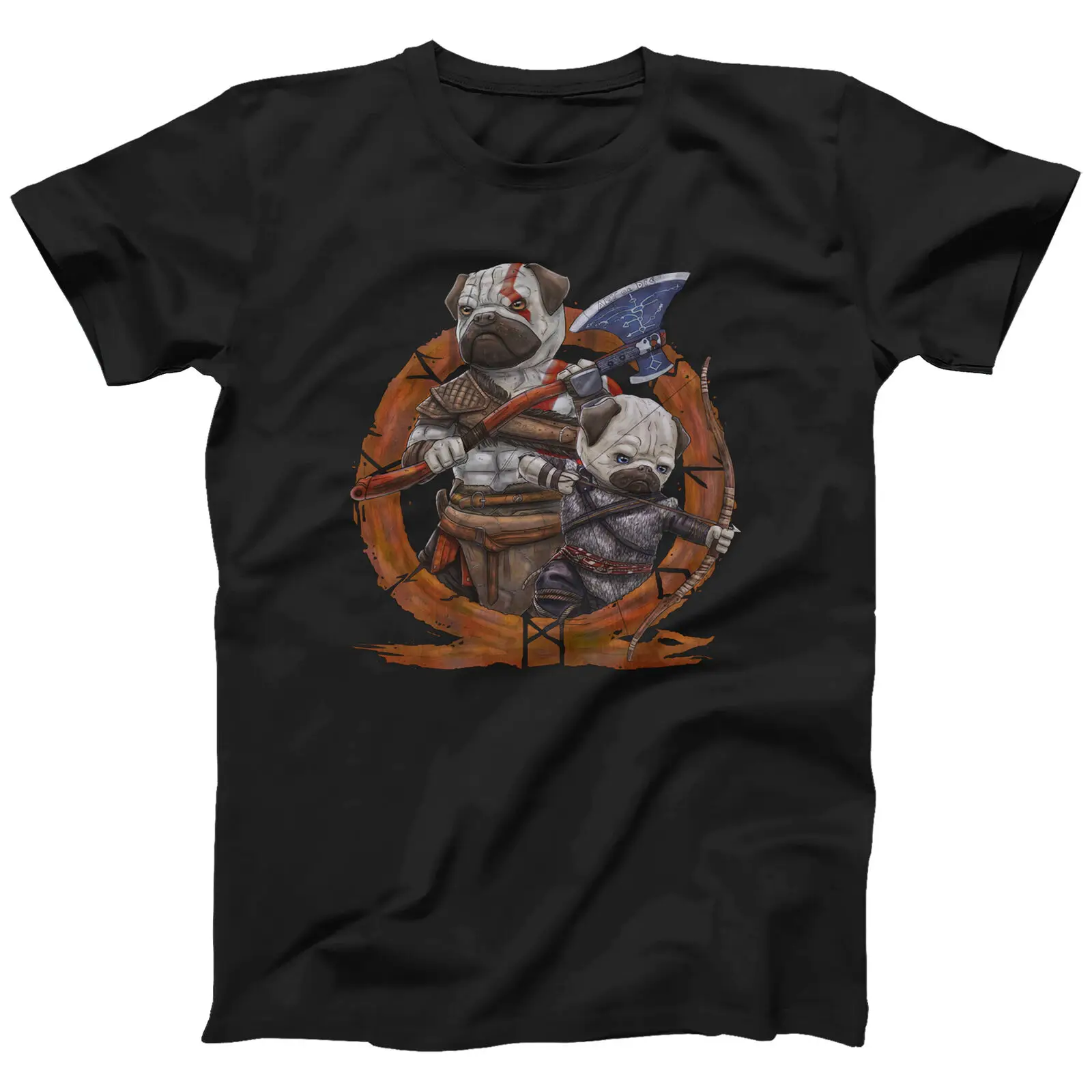 Funny Vi king Pugs T-shirt Men's Dog Dads Gift Valhalla T-shirt (S-3XL) Men's 100% Cotton Casual T-shirts Loose Top Size S-3XL
Funny Vi king Pugs T-shirt Men's Dog Dads Gift Valhalla T-shirt (S-3XL) Men's 100% Cotton Casual T-shirts Loose Top Size S-3XL