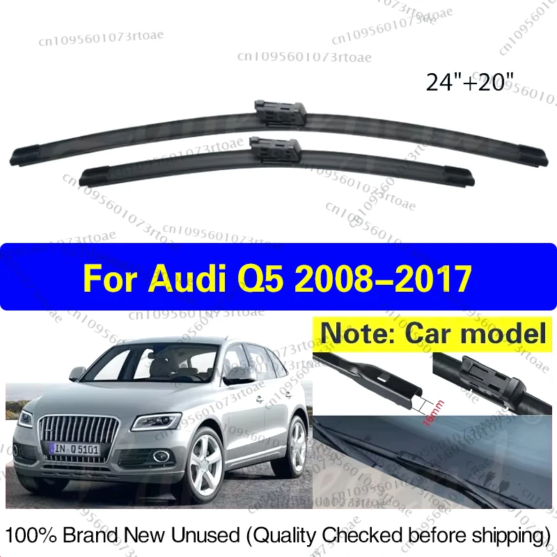 For Audi Q5 2008 - 2017 Car Accessories Front Windscreen Wiper Blade Brushes Windshield 2016 2015 2014 24"+20" Car Accessories
For Audi Q5 2008 - 2017 Car Accessories Front Windscreen Wiper Blade Brushes Windshield 2016 2015 2014 24"+20" Car Accessories