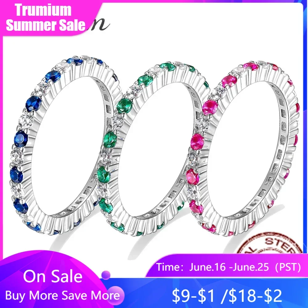 Trumium 925 Sterling Silver Rings for Women Sapphire Ruby Cubic Zircon Color Gemstone Boho Wedding Engagement Ring Jewelry
Trumium 925 Sterling Silver Rings for Women Sapphire Ruby Cubic Zircon Color Gemstone Boho Wedding Engagement Ring Jewelry