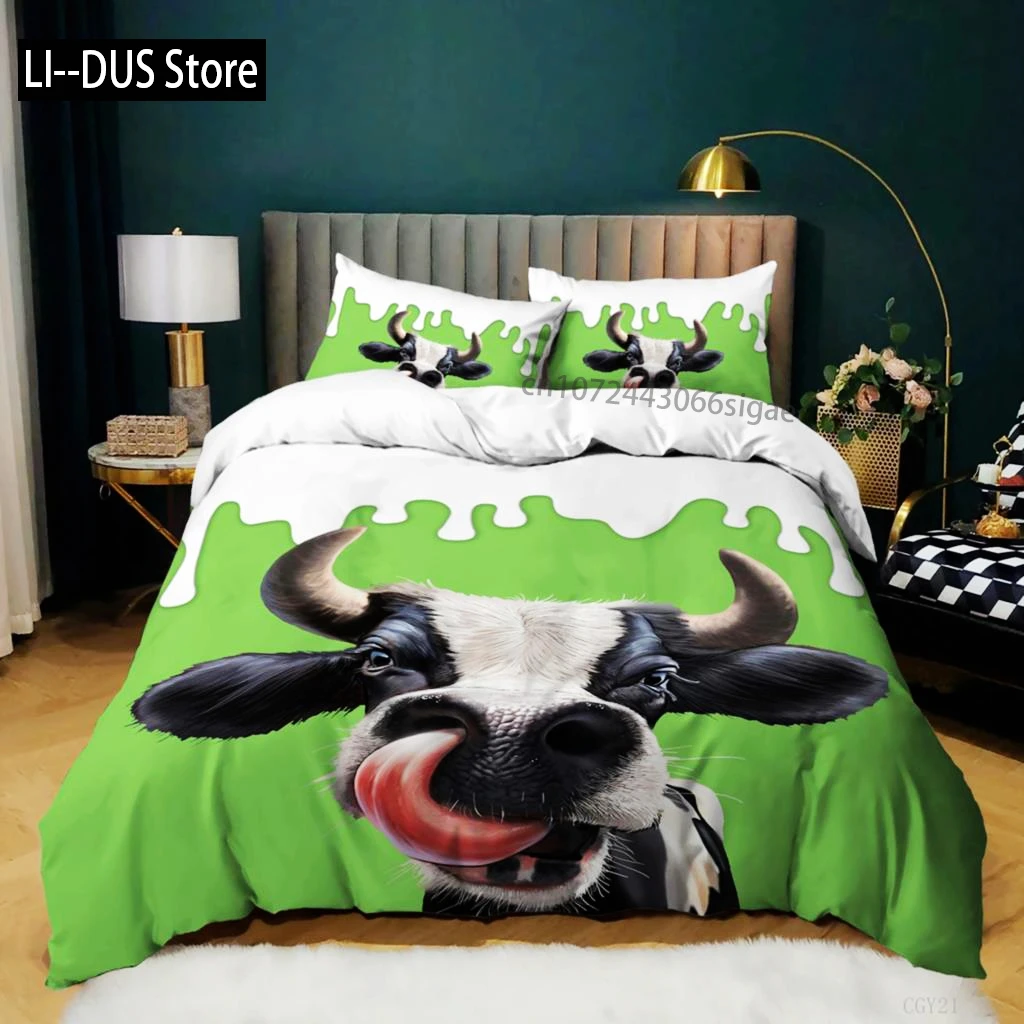 Cow Duvet Cover Set King Size Milk Cows Animal Bedding Set Microfiber Blue Sky And White Clouds Balloon Farm Theme Quilt Cover
Cow Duvet Cover Set King Size Milk Cows Animal Bedding Set Microfiber Blue Sky And White Clouds Balloon Farm Theme Quilt Cover