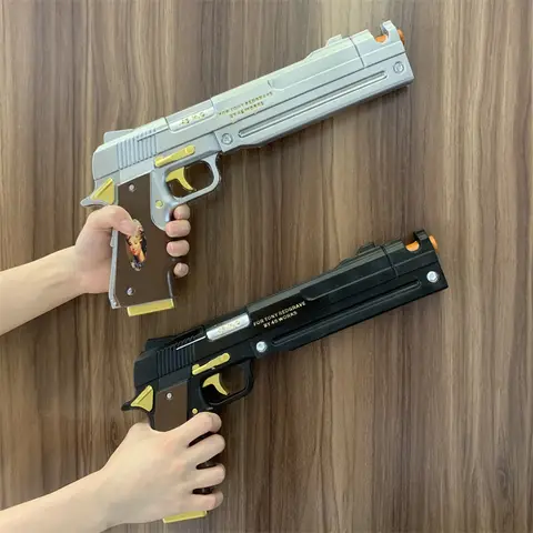 DMC Dante pistolet ébène ivoire blanc tourneurs arme Double pistolets 1:1 Cosplay épée jeu de rôle modèle cadeau en caoutchouc pas de tir