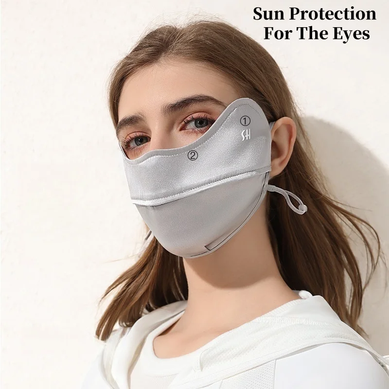 100% Silk Soft Breathable Quick Drying Sun Protection Mask All-round Wrapping Hanging Ear Mask UPF50+
100% Silk Soft Breathable Quick Drying Sun Protection Mask All-round Wrapping Hanging Ear Mask UPF50+