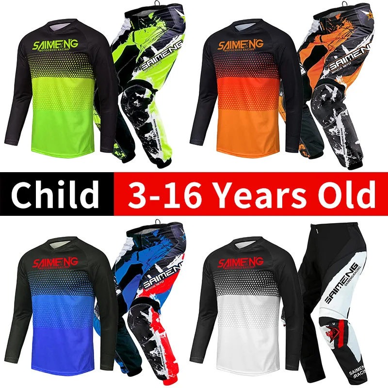 motocross jersey pants child Enduro cross racing suit black number customize 7 8 9 10 year baby Off-road MX boy girl green
motocross jersey pants child Enduro cross racing suit black number customize 7 8 9 10 year baby Off-road MX boy girl green