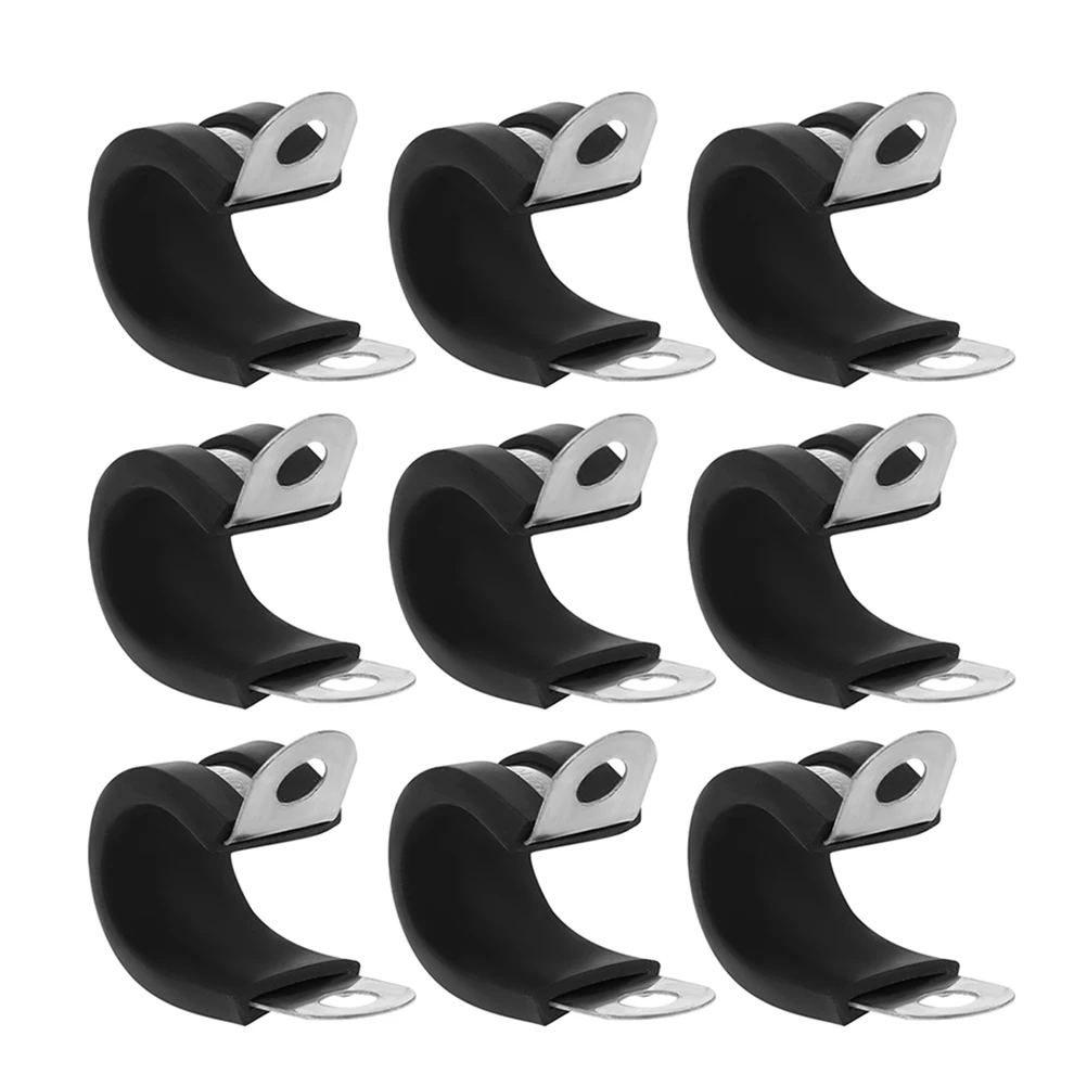 20pcs Stainless Clamps Insulating Rubber Cable Clamps Set Clamp Metal Clamp Wire Management Household Decor
20pcs Stainless Clamps Insulating Rubber Cable Clamps Set Clamp Metal Clamp Wire Management Household Decor