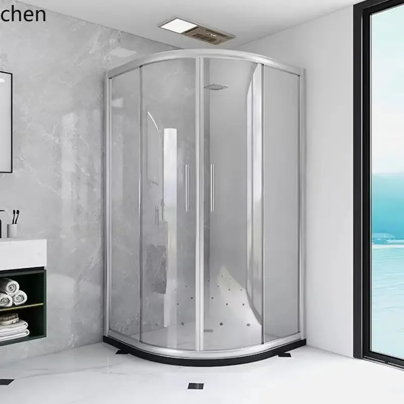 Z31- Shower Room Arc Fan-Shaped Space Integrated Bathroom Glass Partition Dry-Wet Separation Tempered Glass Door
Z31- Shower Room Arc Fan-Shaped Space Integrated Bathroom Glass Partition Dry-Wet Separation Tempered Glass Door