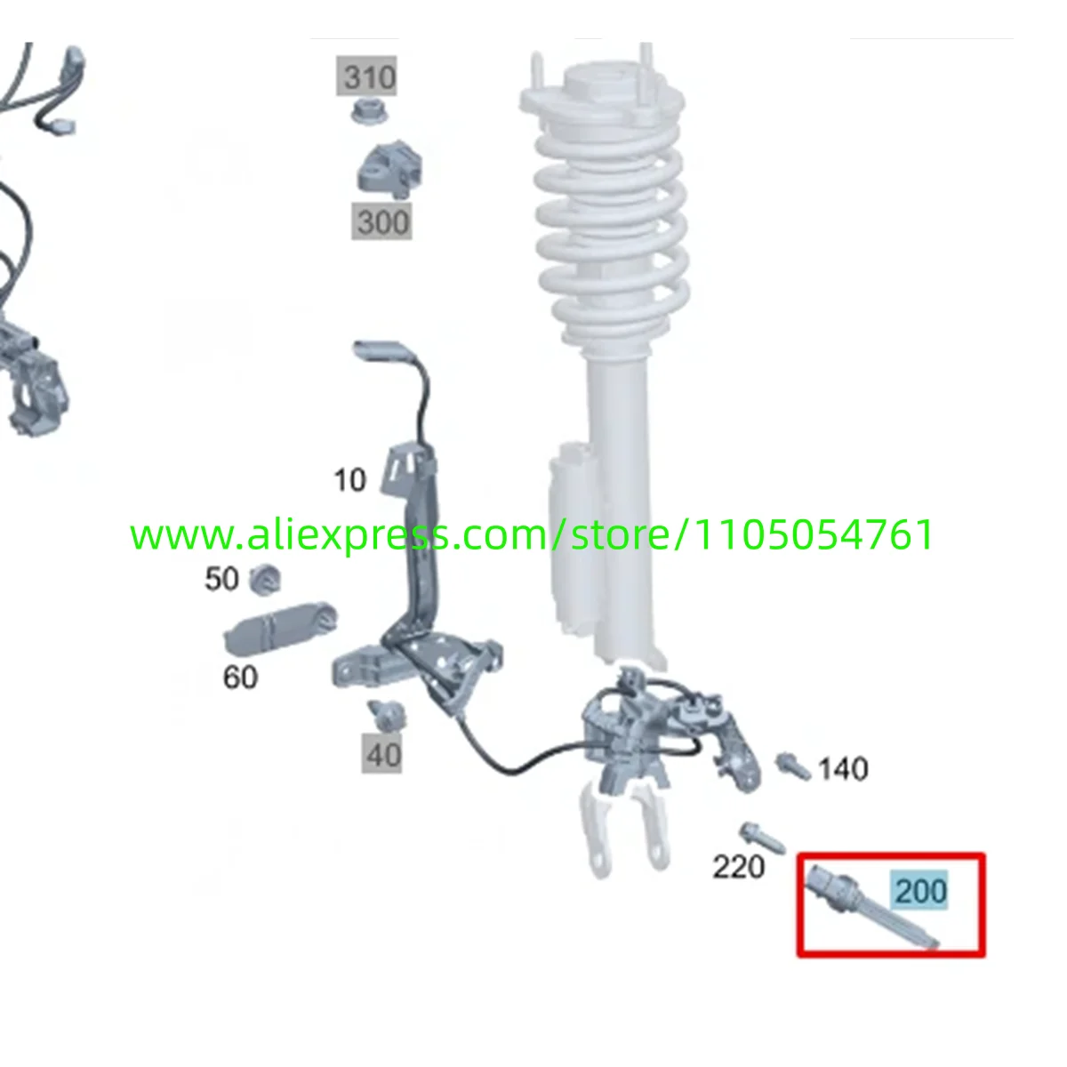 new front axle left speed sensor A2069050200 is suitable for M-er-ced-es-Be-nz w214 w206
new front axle left speed sensor A2069050200 is suitable for M-er-ced-es-Be-nz w214 w206