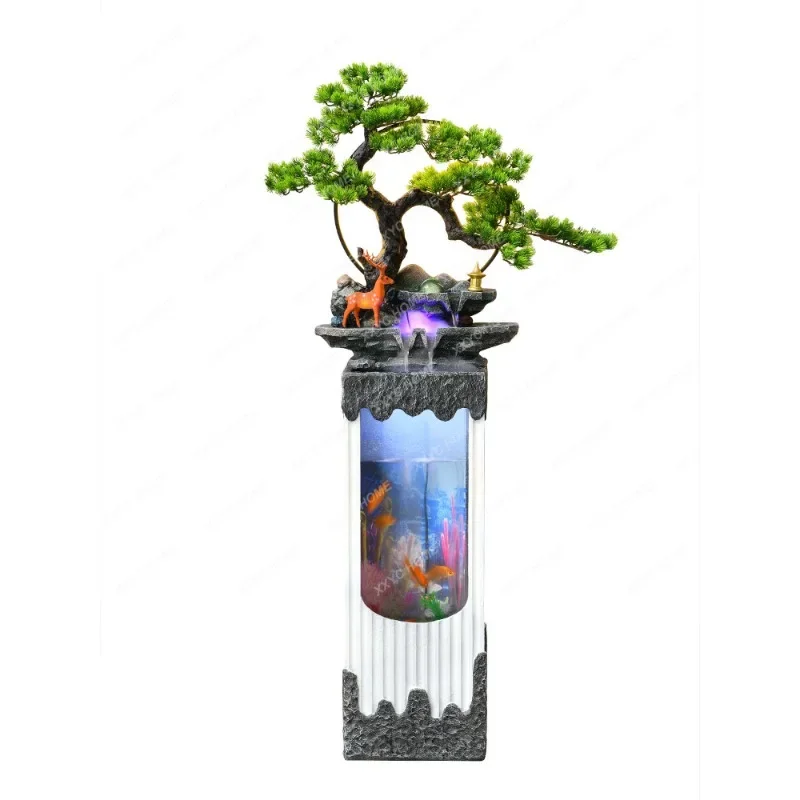 Living Room Fish Tank Flowing Water Ornaments Rockery Floor Lobby Hotel Club Tea Room Landscape Home Decoration
Living Room Fish Tank Flowing Water Ornaments Rockery Floor Lobby Hotel Club Tea Room Landscape Home Decoration