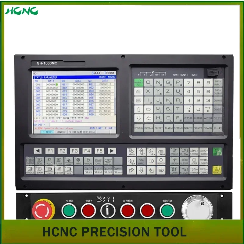 3-осевой контроллер ЧПУ SZGH CNCGH1000MC-3, фрезерный или фрезерный станок + ручка управления USB типа A для сервосистемы переменного тока, общий комплект
3-осевой контроллер ЧПУ SZGH CNCGH1000MC-3, фрезерный или фрезерный станок + ручка управления USB типа A для сервосистемы переменного тока, общий комплект