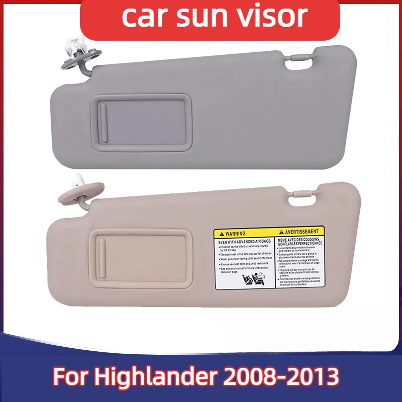 For TOYOTA Highlander 2008-2013 car sun visor 74320-48500-B0 beige wired right strap
For TOYOTA Highlander 2008-2013 car sun visor 74320-48500-B0 beige wired right strap