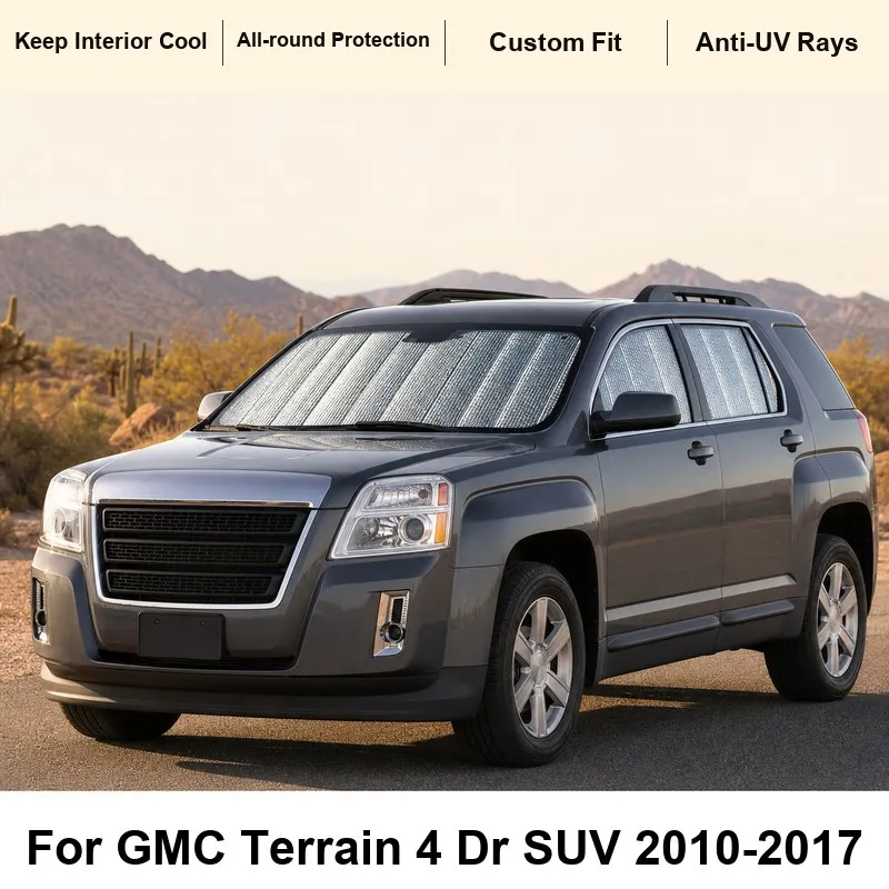 For GMC Terrain 4 Dr SUV 2010-2017 Full Set Car Window Sunshades UV Block Privacy Heat Insulated Foldable Car Curtain
For GMC Terrain 4 Dr SUV 2010-2017 Full Set Car Window Sunshades UV Block Privacy Heat Insulated Foldable Car Curtain