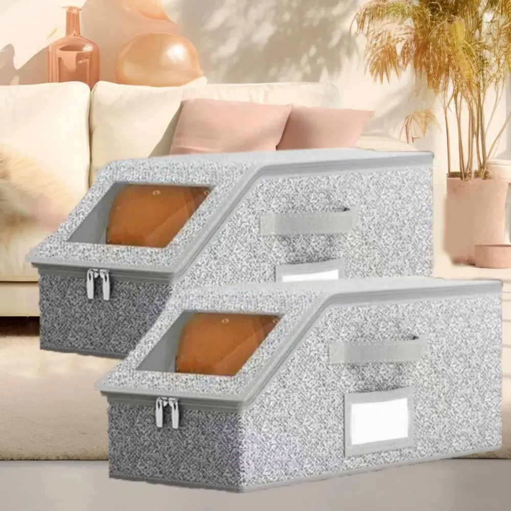 Non-woven Fabric Baseball Cap Storage Box Large Capacity Transparent Lid Ball Cap Storage Organizer Space Saving with Zipper
Non-woven Fabric Baseball Cap Storage Box Large Capacity Transparent Lid Ball Cap Storage Organizer Space Saving with Zipper