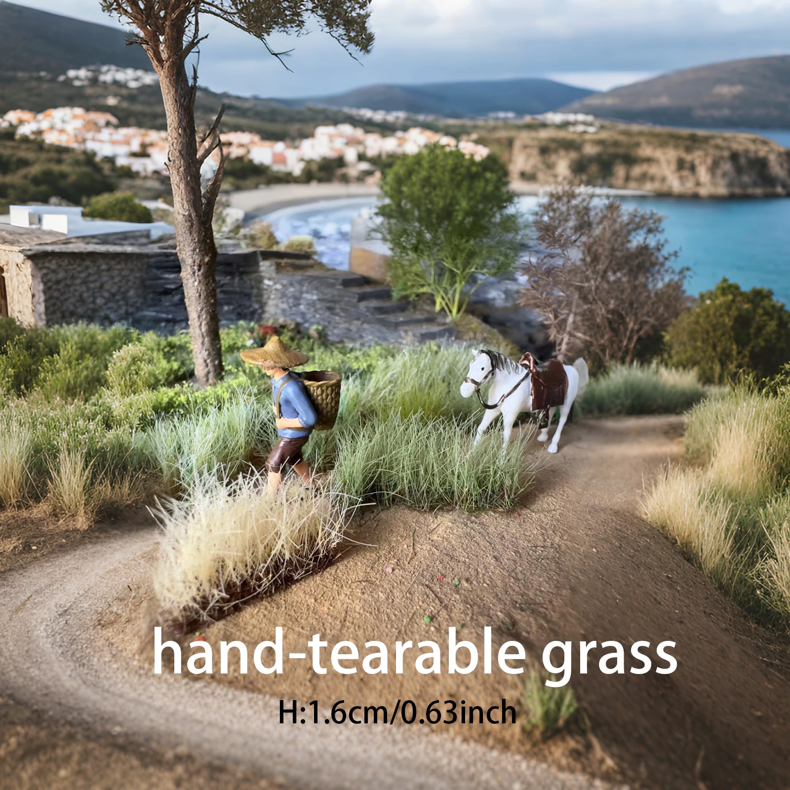 1.6cm Hand-Tear Faux Moss Grass Clusters for 3D Modeling Realistic Terrain Diorama Train Scenery Kit Irregular
1.6cm Hand-Tear Faux Moss Grass Clusters for 3D Modeling Realistic Terrain Diorama Train Scenery Kit Irregular