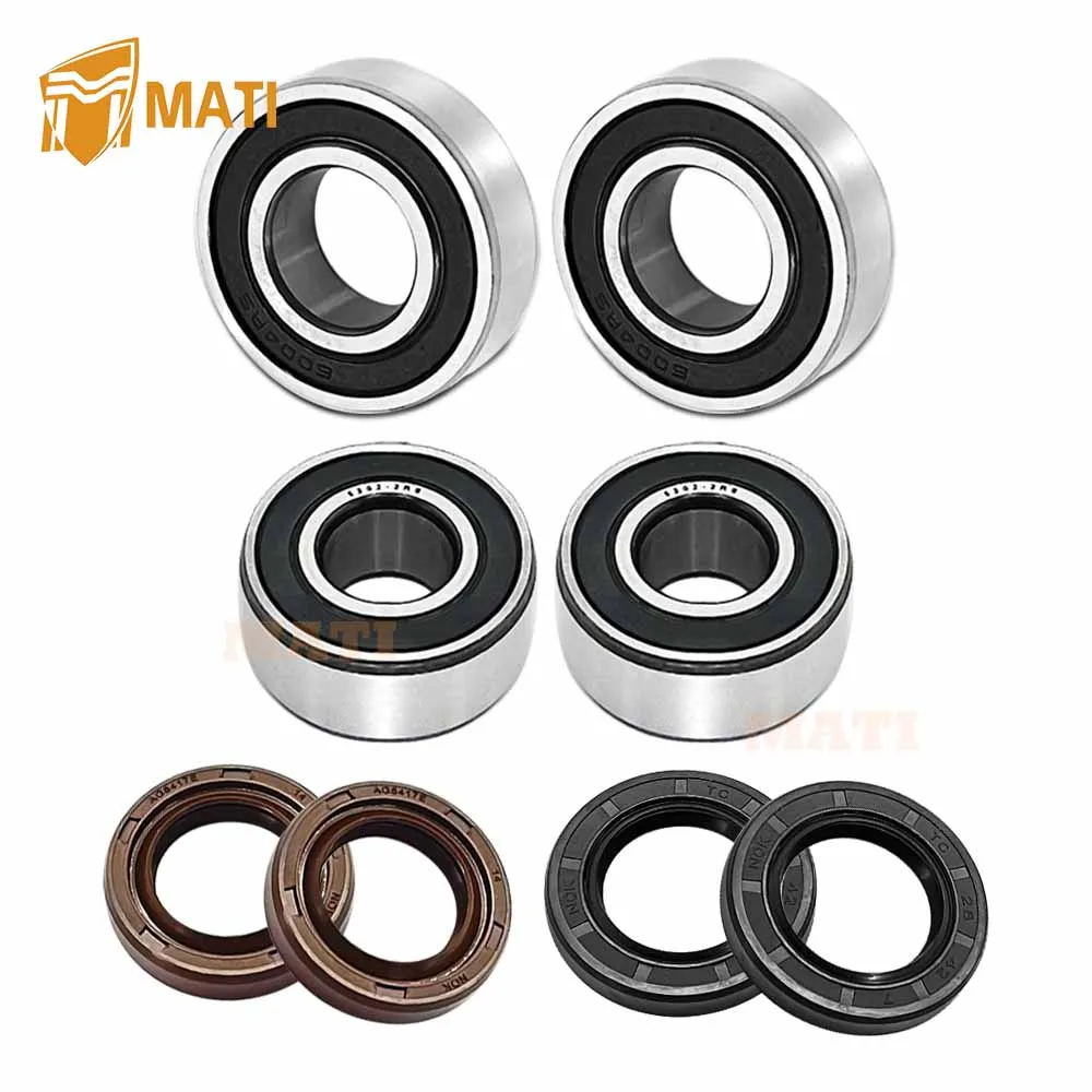 MATI Front Wheel Hub Bearings Seals for Suzuki LTZ250 LTR450 LT230 LT250 LT500 QuadRacer 250/450/500 QuadRunner 230 08120-6004B
MATI Front Wheel Hub Bearings Seals for Suzuki LTZ250 LTR450 LT230 LT250 LT500 QuadRacer 250/450/500 QuadRunner 230 08120-6004B