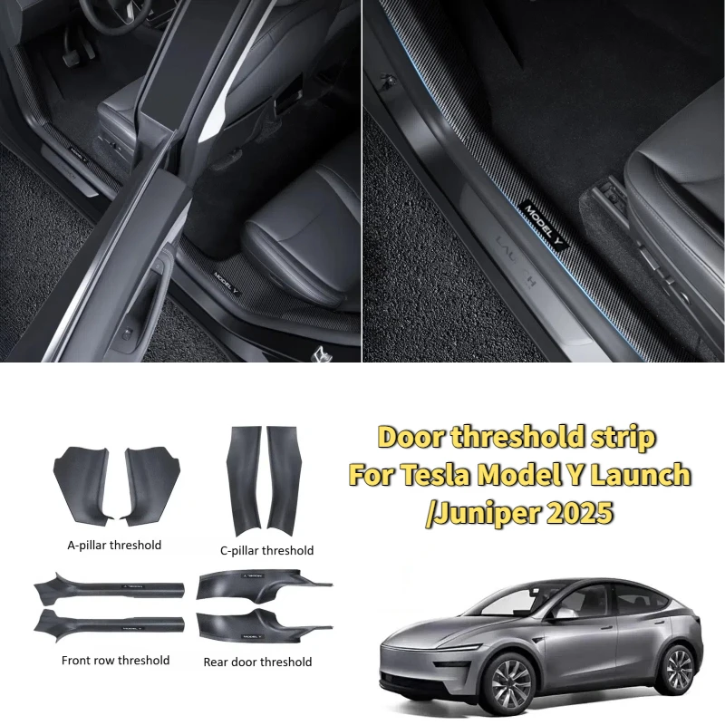 For Tesla Model Y Juniper 2025+ ABS Door Sill Protector Waterproof Pad Door Sill Scuff Plate Guard Pedal Kick Protection Strip
For Tesla Model Y Juniper 2025+ ABS Door Sill Protector Waterproof Pad Door Sill Scuff Plate Guard Pedal Kick Protection Strip