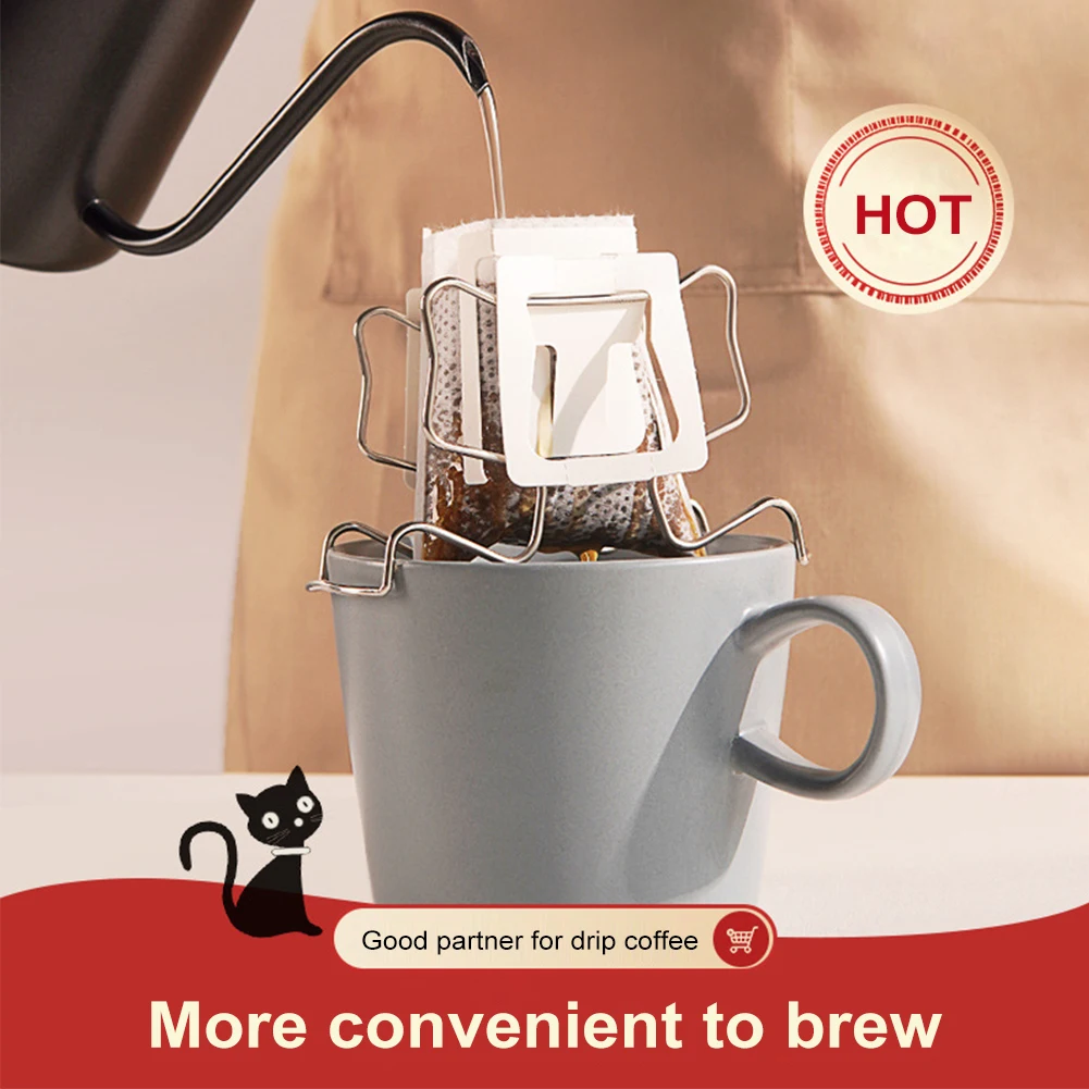 1PC Universal Coffee Filter Holder Portable Reusable Outdoor Tea Filters Dripper Baskets Coffee Ear Drip Filter Paper Bag Shelf
1PC Universal Coffee Filter Holder Portable Reusable Outdoor Tea Filters Dripper Baskets Coffee Ear Drip Filter Paper Bag Shelf