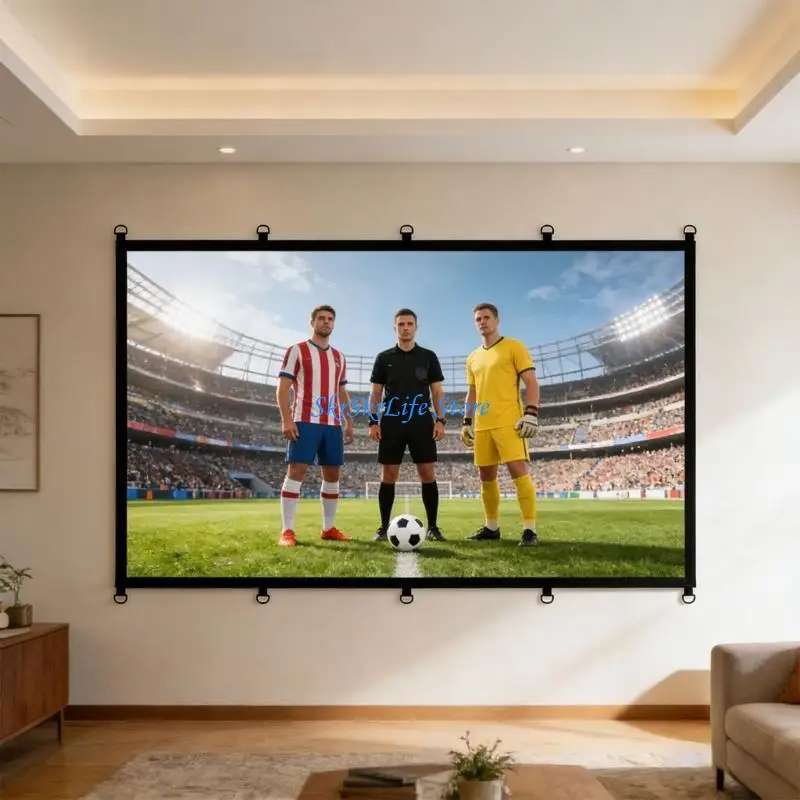 E65E Quick Setups D Rings Design Projection Screen With Polyester Material 16:9 Ratio
E65E Quick Setups D Rings Design Projection Screen With Polyester Material 16:9 Ratio