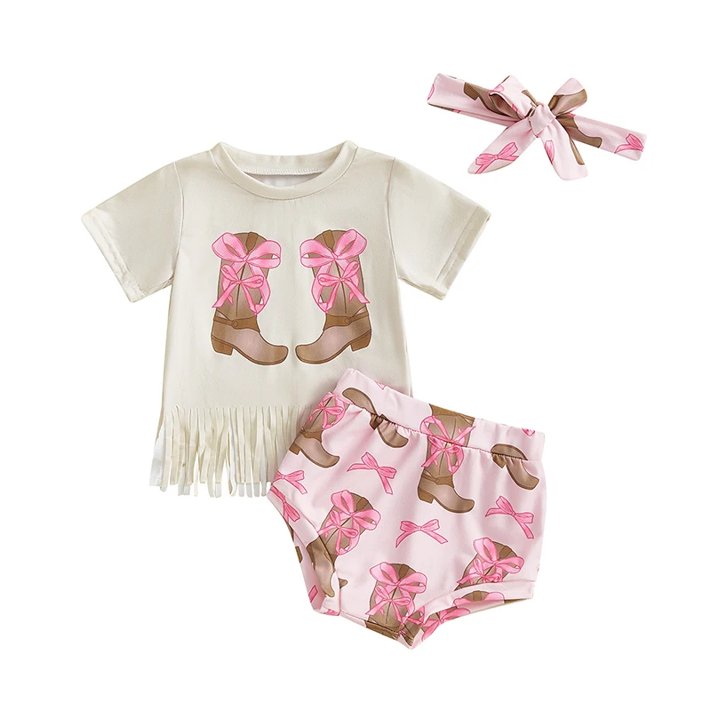 Наряд в стиле вестерн для маленьких девочек, коровьи сапоги, футболки с короткими рукавами и кисточками, шорты с эластичной резинкой на талии, повязка на голову, летний комплект из трех предметов
Наряд в стиле вестерн для маленьких девочек, коровьи сапоги, футболки с короткими рукавами и кисточками, шорты с эластичной резинкой на талии, повязка на голову, летний комплект из трех предметов