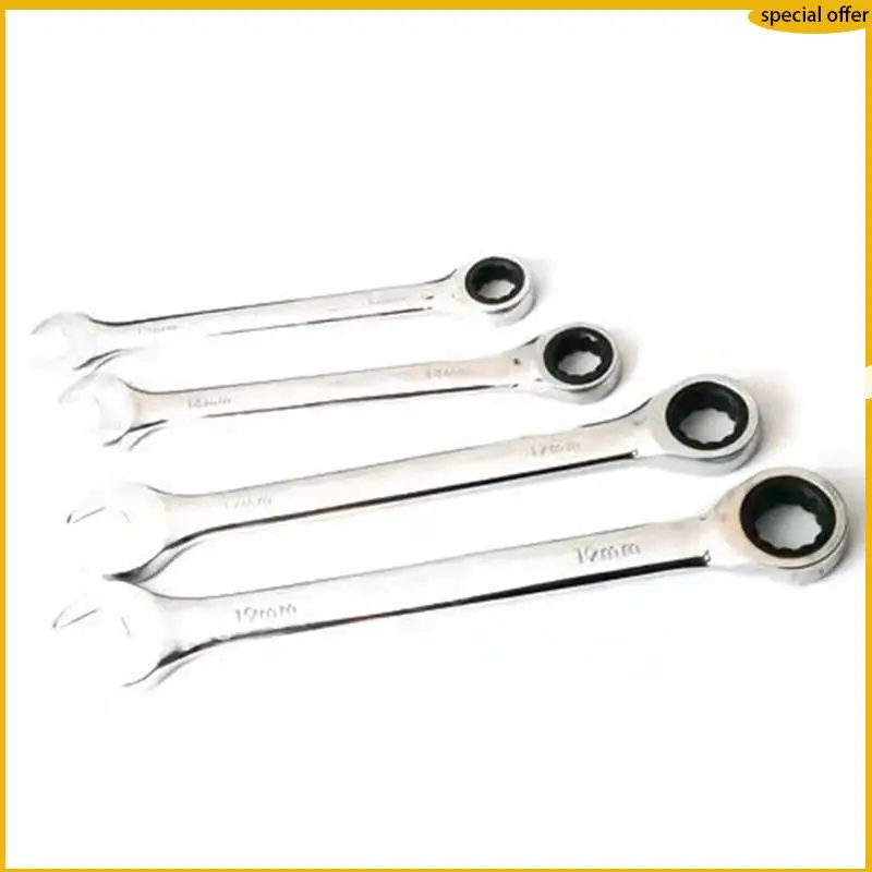 A50I Dual-Purpose Ratchet Wrench 7-Piece Set In Cloth Bag Mirror Wrench Open End Wrench
A50I Dual-Purpose Ratchet Wrench 7-Piece Set In Cloth Bag Mirror Wrench Open End Wrench