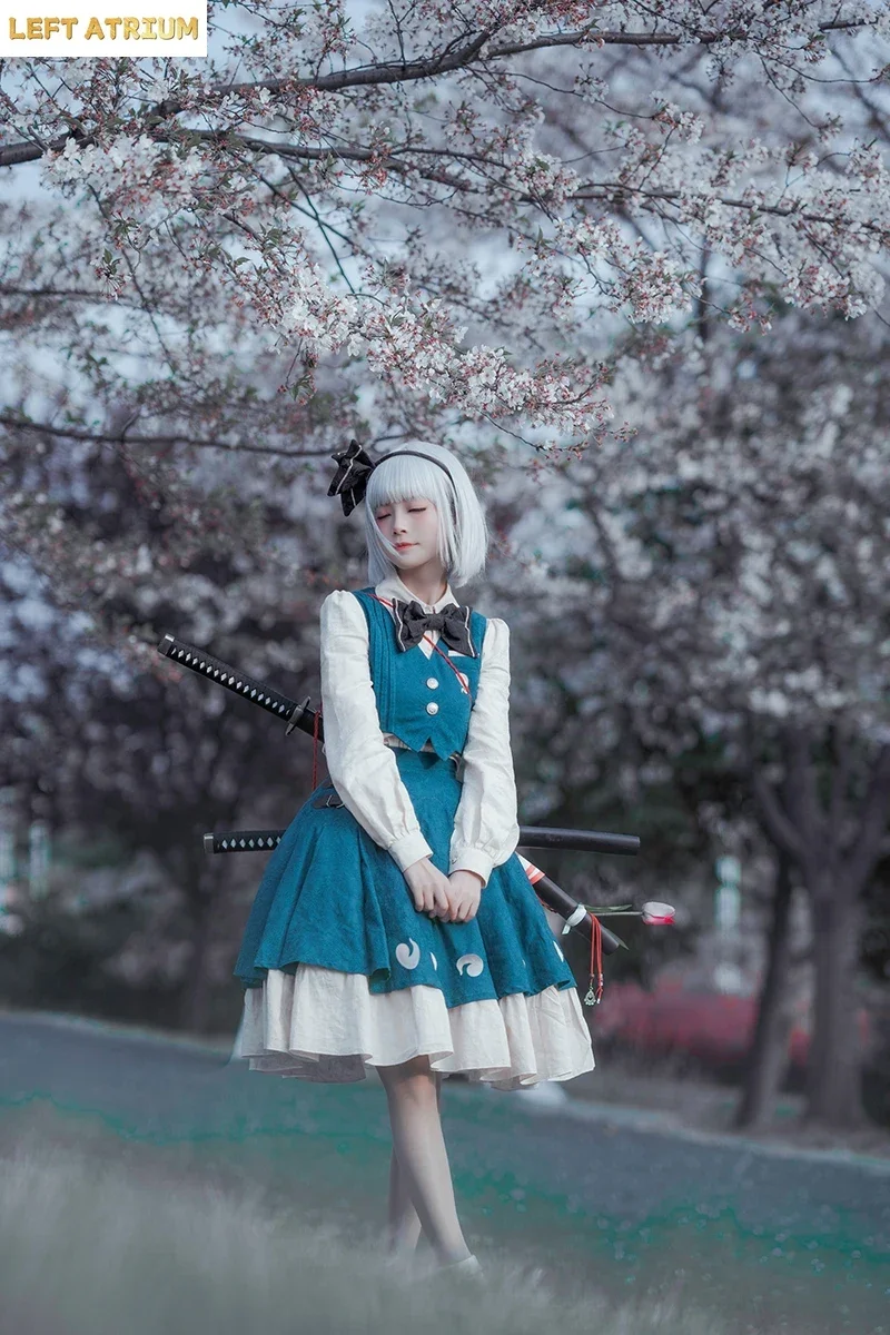 2025 Sweet Cute Uniform Skirt Activity Party full set wig shoes headwear women Game Touhou Project Konpaku Youmu Cosplay Costume
2025 Sweet Cute Uniform Skirt Activity Party full set wig shoes headwear women Game Touhou Project Konpaku Youmu Cosplay Costume