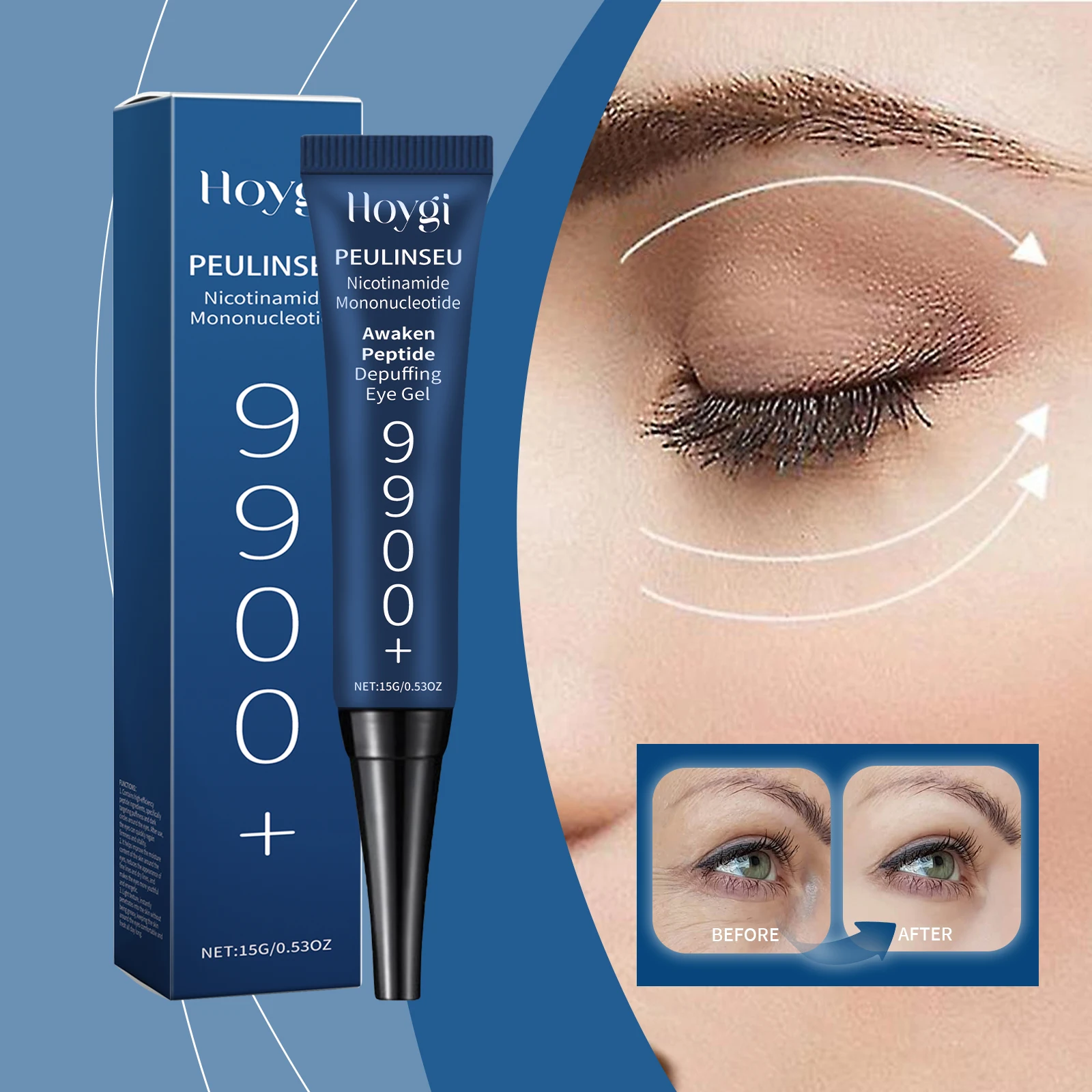 Hyaluronic acid Eye Cream Firming Moisturizing Improve Eye Bags Fade Fine Lines Wrinkle Against Puffiness Bags Hydrate
Hyaluronic acid Eye Cream Firming Moisturizing Improve Eye Bags Fade Fine Lines Wrinkle Against Puffiness Bags Hydrate