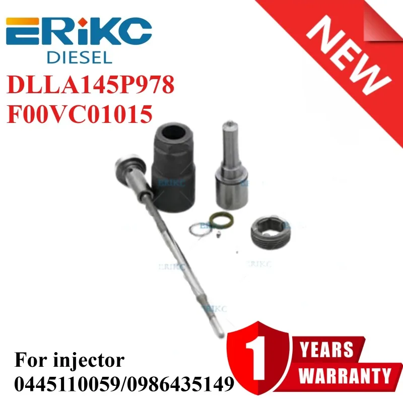 Injector Overhaul Kits F00ZC99026 Nozzle DLLA145P978 Valve F00VC01015 Engine Repair Kit for Chrysler Jeep 0445110059 0986435149
Injector Overhaul Kits F00ZC99026 Nozzle DLLA145P978 Valve F00VC01015 Engine Repair Kit for Chrysler Jeep 0445110059 0986435149