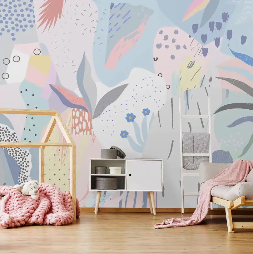 Customized Wallpaper Nordic Graffiti Plant Wallpaper Children's Room Bedroom Sofa Background Wall Abstract Art Decorative Mural
Customized Wallpaper Nordic Graffiti Plant Wallpaper Children's Room Bedroom Sofa Background Wall Abstract Art Decorative Mural