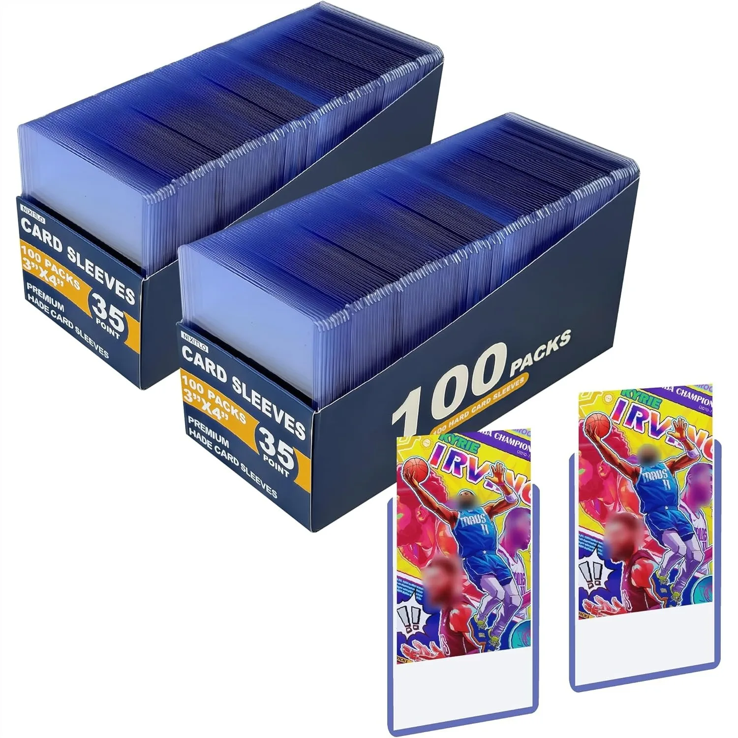 200 Hard Card Sleeves Toploaders for Protection Baseball Football Sports Trading Cards, Premium Rigid Plastic Bulk Value Pack
200 Hard Card Sleeves Toploaders for Protection Baseball Football Sports Trading Cards, Premium Rigid Plastic Bulk Value Pack