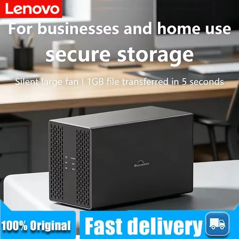Lenovo Dual Bay Shell Heat Dissipation 3.5 USB 3.0 External Type C Dual Hard Drive Enclosure SATA Array Box HDD Server case
Lenovo Dual Bay Shell Heat Dissipation 3.5 USB 3.0 External Type C Dual Hard Drive Enclosure SATA Array Box HDD Server case
