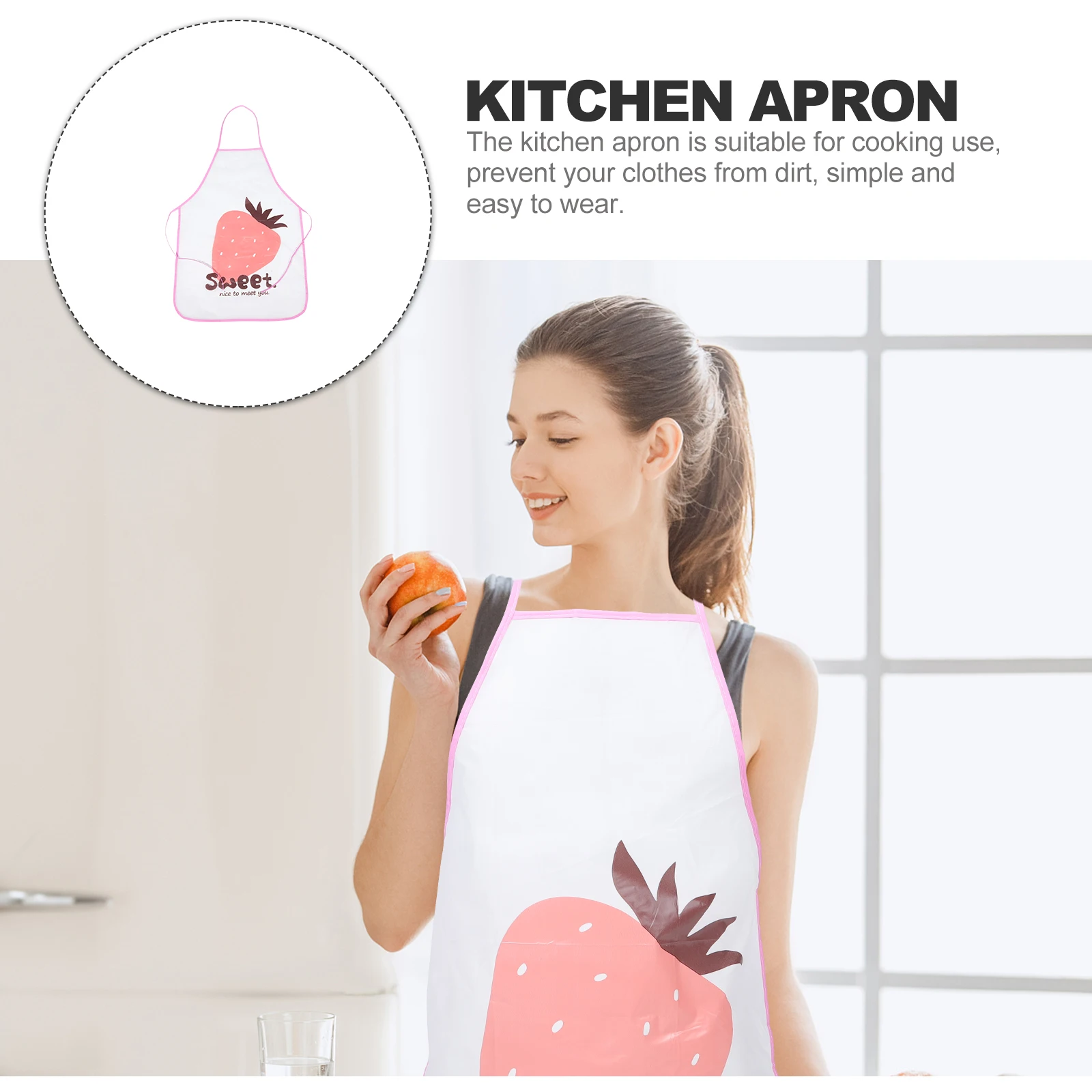 Waterproof Disposable Aprons Strawberry Sleeveless Kitchen Cooking Bib For Women Adult Decorative Easy Wear For Home Restaurant
Waterproof Disposable Aprons Strawberry Sleeveless Kitchen Cooking Bib For Women Adult Decorative Easy Wear For Home Restaurant