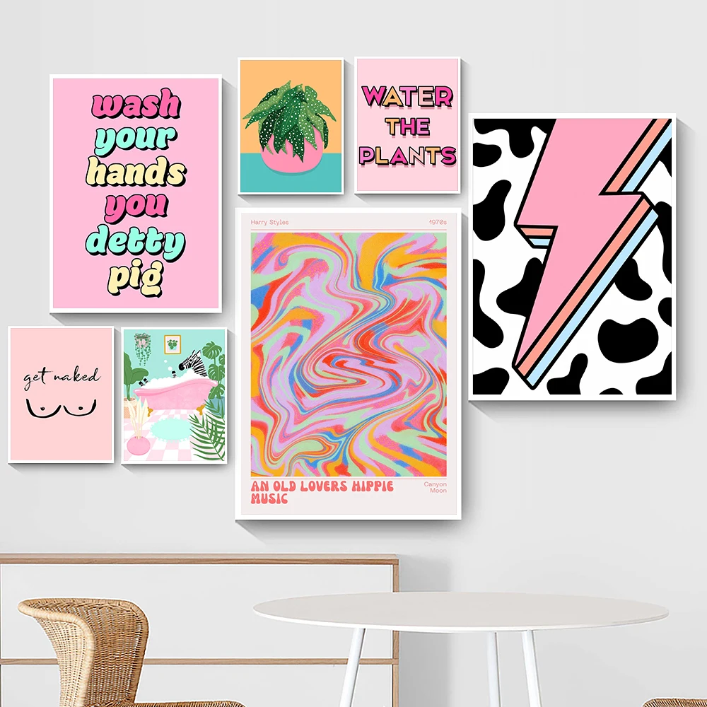 Pink Bath Zebra Bathroom Poster Print Plant Landscape Illustration Lightning Colour Pop Art Abstract Funny Wall Room Home Decor
Pink Bath Zebra Bathroom Poster Print Plant Landscape Illustration Lightning Colour Pop Art Abstract Funny Wall Room Home Decor