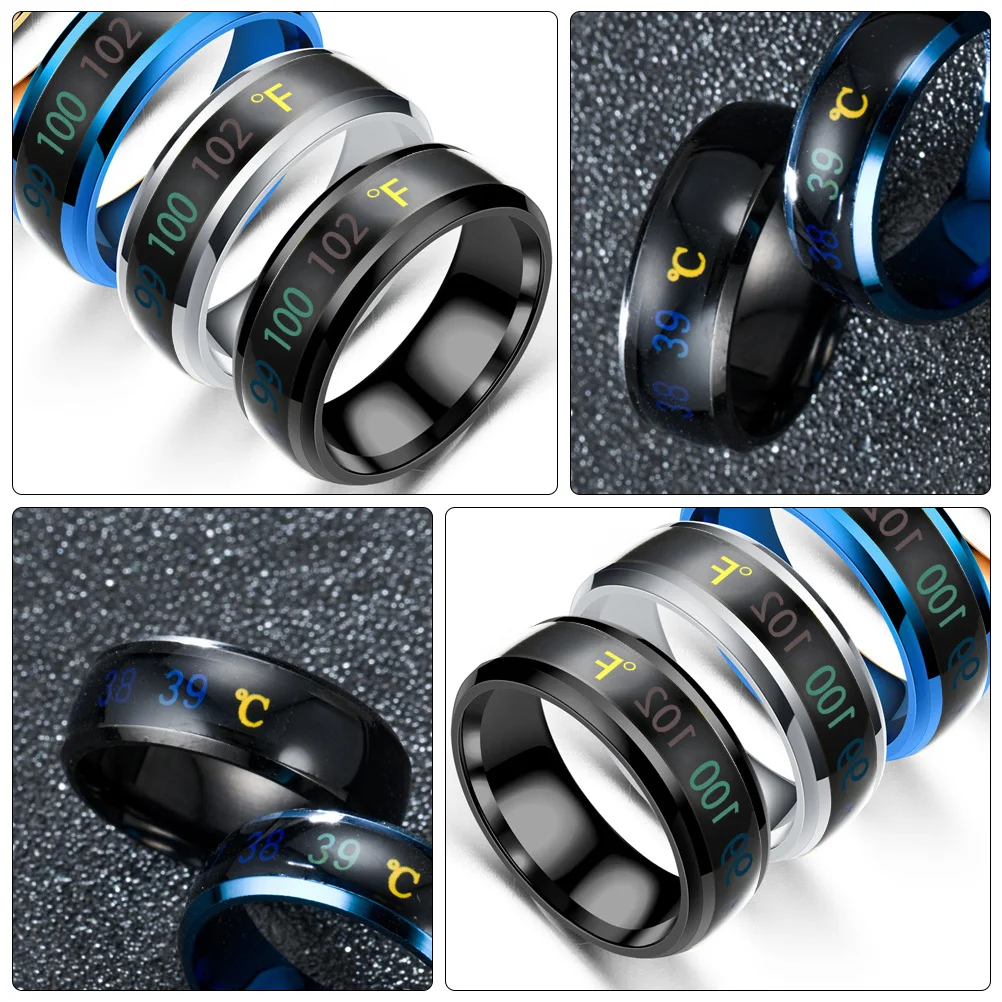 1pc Intelligent Temperature Rings Digital Stainless Steel Wear Fashion Finger Rings Delicate Jewelry Comfortable All
1pc Intelligent Temperature Rings Digital Stainless Steel Wear Fashion Finger Rings Delicate Jewelry Comfortable All
