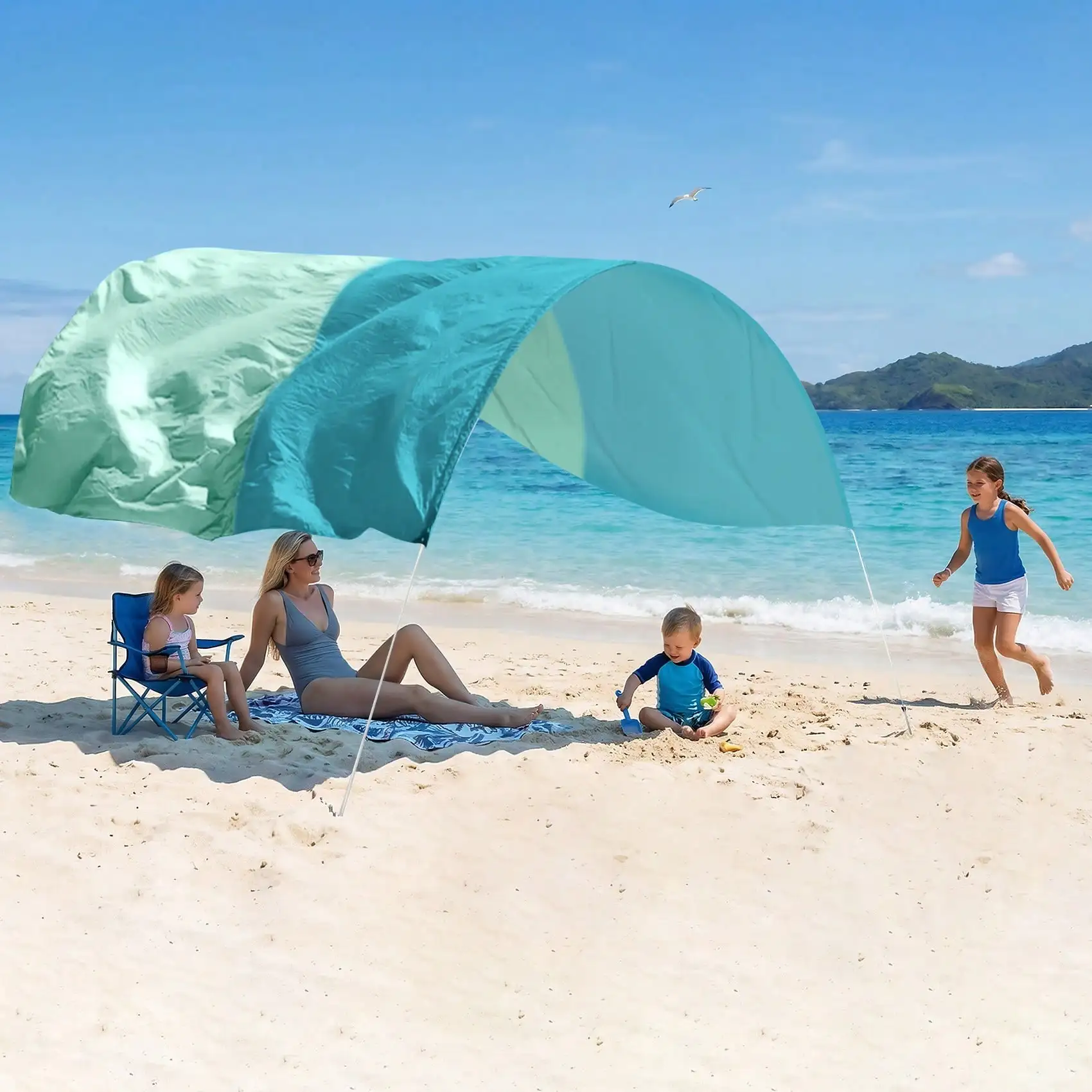 Green-AppleGreen Striped Silent Top Beach Umbrella, Original Wind-Powered Beach Umbrella, Providing 150 Square Feet Of Shade Area, Accommodating Up To 8 People, Can Be Set Up In 2 Minutes, Comes With Wind Assistance Function.
Green-AppleGreen Striped Silent Top Beach Umbrella, Original Wind-Powered Beach Umbrella, Providing 150 Square Feet Of Shade Area, Accommodating Up To 8 People, Can Be Set Up In 2 Minutes, Comes With Wind Assistance Function.
