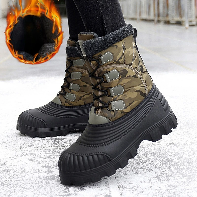Winter Snow Boots Men Shoes Anti-slip Soft Keep Warm High-top Boots Men Plush Outdoor Wear-resistant Hiking Boots Men Shoes
Winter Snow Boots Men Shoes Anti-slip Soft Keep Warm High-top Boots Men Plush Outdoor Wear-resistant Hiking Boots Men Shoes