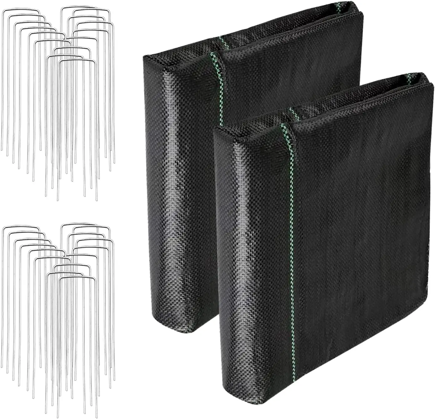 4FT x 100FT Weed Barrier Landscape (2 Pack 4x50FT) - Premium Heavy-Duty 3.2oz Gardening Weed Control Mat with 30 U-Sh
4FT x 100FT Weed Barrier Landscape (2 Pack 4x50FT) - Premium Heavy-Duty 3.2oz Gardening Weed Control Mat with 30 U-Sh