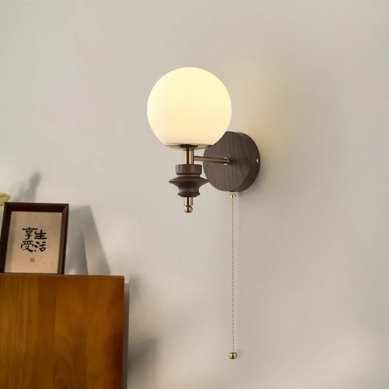 SANDYHA Nordic Glass Ball Wall Lamp Retro Background Lights LED Lighting Fixtures For Bedroom Living Room Foyer Home Decoration
SANDYHA Nordic Glass Ball Wall Lamp Retro Background Lights LED Lighting Fixtures For Bedroom Living Room Foyer Home Decoration