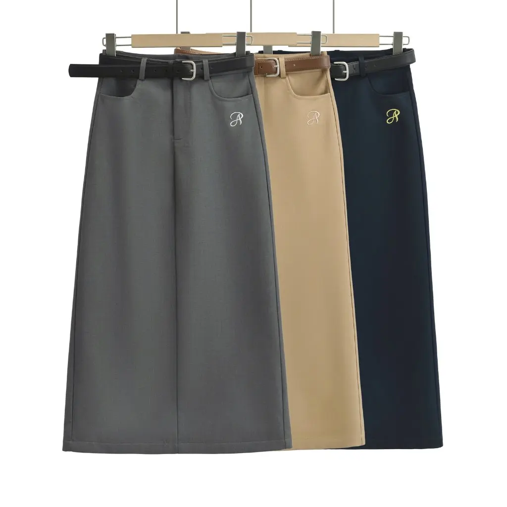High Waist A-Line Midi Skirt for Women Back Slit Slimming Temperament High-End Suit Skirt for Spring Summer
High Waist A-Line Midi Skirt for Women Back Slit Slimming Temperament High-End Suit Skirt for Spring Summer