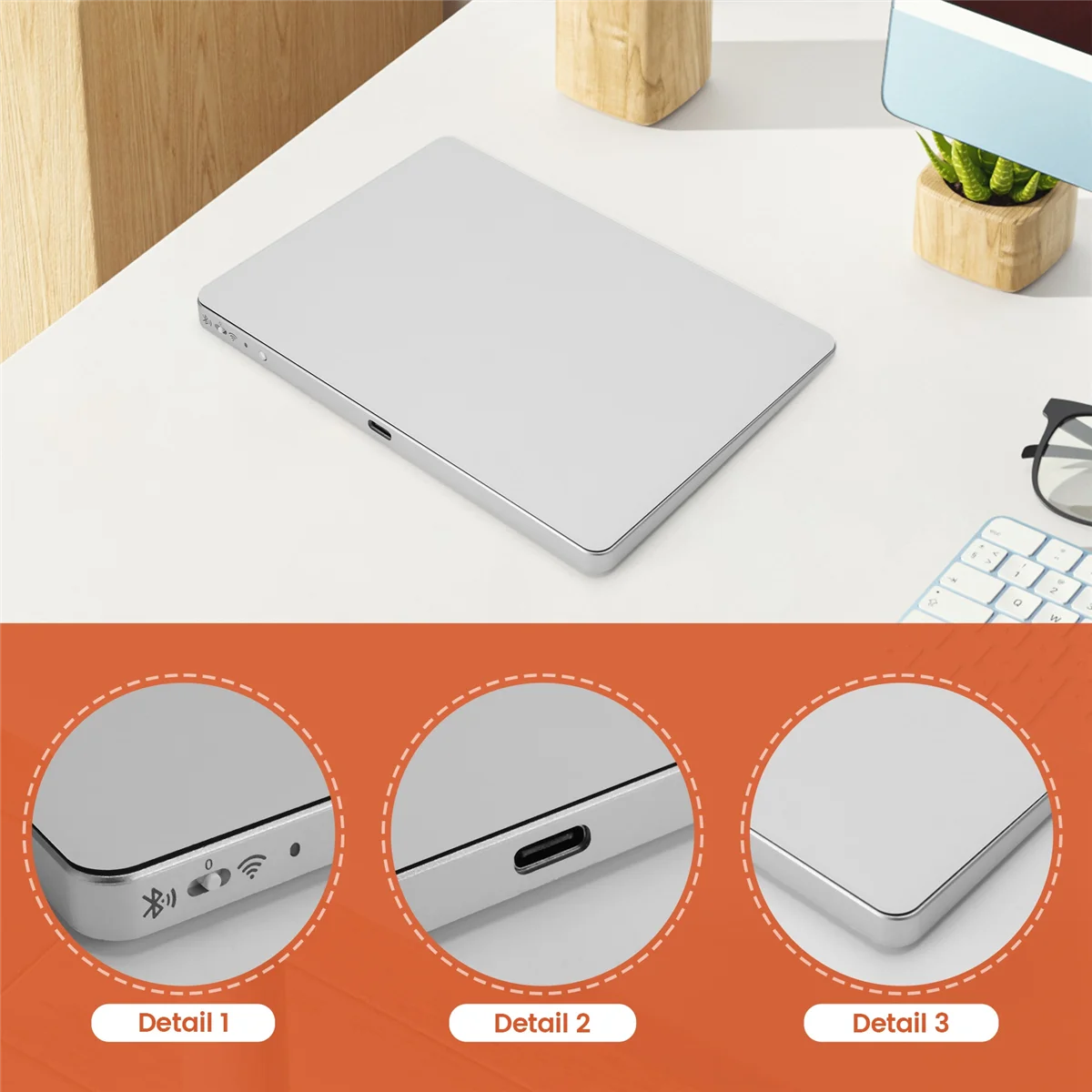 CHCH Bluetooth Touchpad Многофункциональный трекпад для жестов Перезаряжаемая беспроводная сенсорная панель для ноутбука IPad IOS Mac, белый
CHCH Bluetooth Touchpad Многофункциональный трекпад для жестов Перезаряжаемая беспроводная сенсорная панель для ноутбука IPad IOS Mac, белый