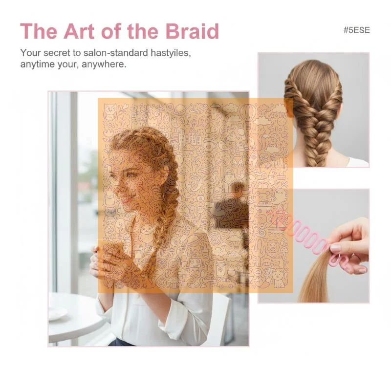 Magic Hairstyle Design Accessory Fish Bone Braid Tool DIY Braiding Braider For Elegant Ponytails Ideal Beauty Enthusiasts
Magic Hairstyle Design Accessory Fish Bone Braid Tool DIY Braiding Braider For Elegant Ponytails Ideal Beauty Enthusiasts