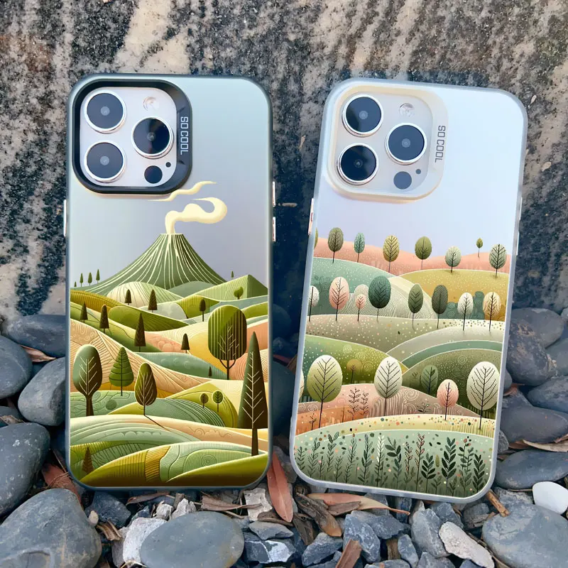 Mountain Forest Scenery Painted Phone Case For iPhone 16 15 14 Pro Max Plus 13 12 Mini 11 Pro Max Shockproof Laser Cover Funda
Mountain Forest Scenery Painted Phone Case For iPhone 16 15 14 Pro Max Plus 13 12 Mini 11 Pro Max Shockproof Laser Cover Funda