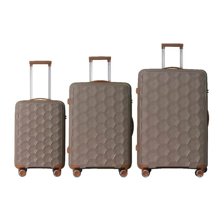 3Piece Luggage Set Travel Lightweight Suitcases with Rolling Wheels TSA lock Moulded Corner Carry on Luggages for Business Trip
3Piece Luggage Set Travel Lightweight Suitcases with Rolling Wheels TSA lock Moulded Corner Carry on Luggages for Business Trip